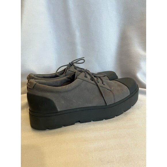 Camper Gray‎ Suede Leather Comfort Platform Sneaker Women Size 39/ 9 - Picture 4 of 10